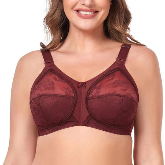 Maroon Color Triumph Doreen Famous Bra