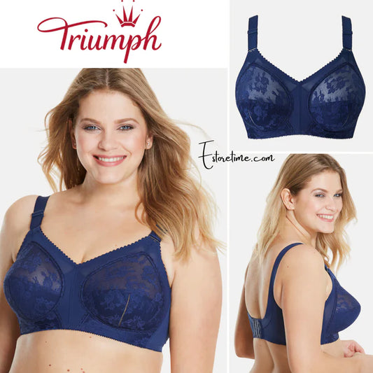 Blue Color Triumph Doreen Famous Bra