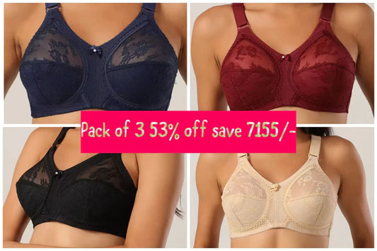 Pack Of Any 3 Triumph Doreen Bras