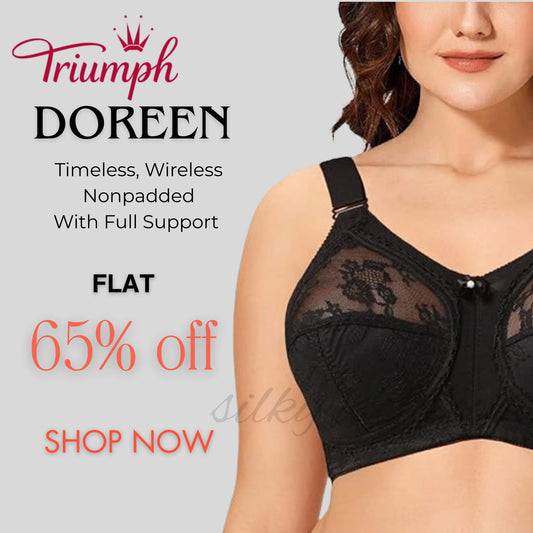 Black Color Triumph Doreen Famous Bra