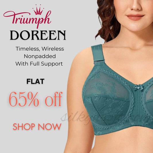 Sage Green Triumph Doreen Famous Bra